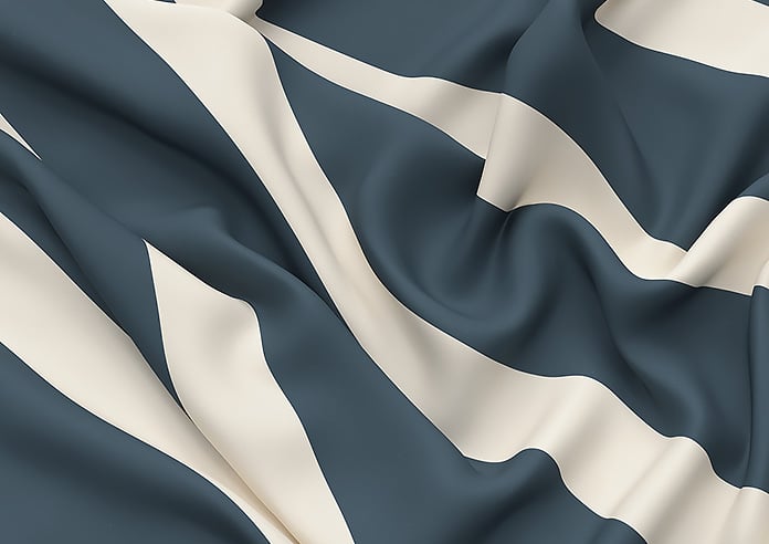 The British Stripe Co. Henry, Polzeath No.1 - Roman Blind - Image 4